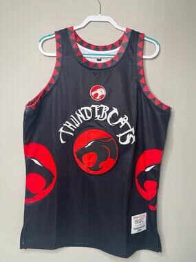 Headgear Classics Thundercats Tank Top Jersey 2XL Black Red HGC Nostalgia 0276